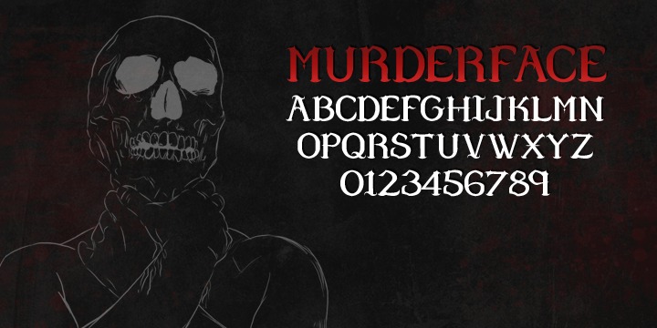 Font Murder Face